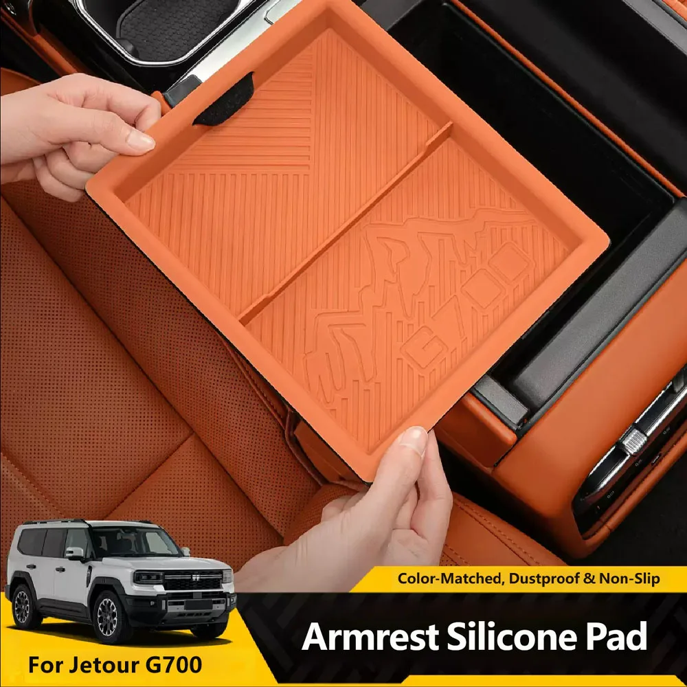 For Jetour G700 2025 2026 Armrest Box Storage Silicone Pad Car Modification Parts Waterproof And Dirt Resistant Pad
For Jetour G700 2025 2026 Armrest Box Storage Silicone Pad Car Modification Parts Waterproof And Dirt Resistant Pad