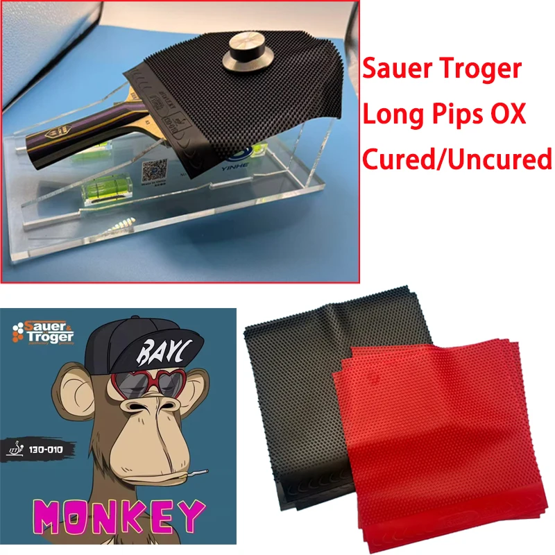 Cured/Uncured Sauer Troger Monkey Table Tennis Rubber OX Long Pips Single Ping Pong Rubber Small Particles Anti-Spin Offensive
Cured/Uncured Sauer Troger Monkey Table Tennis Rubber OX Long Pips Single Ping Pong Rubber Small Particles Anti-Spin Offensive