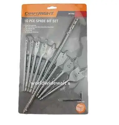 Brand New 8 Pc Spade Flat Wood Bit Set + Extension (6,10,12,16,18,22,25,32)
Brand New 8 Pc Spade Flat Wood Bit Set + Extension (6,10,12,16,18,22,25,32)