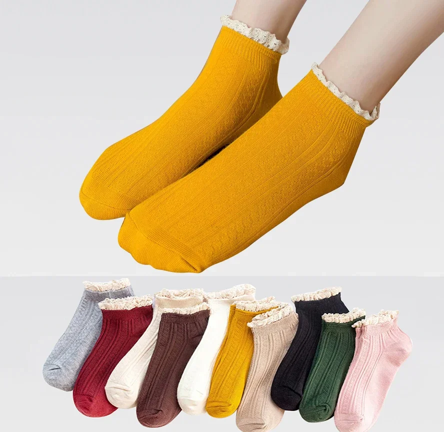 3 пары милых кружевных коротких носков с оборками, мягкие хлопковые женские однотонные носки, весна-лето, милые милые модные носки принцессы для девочек
3 пары милых кружевных коротких носков с оборками, мягкие хлопковые женские однотонные носки, весна-лето, милые милые модные носки принцессы для девочек
