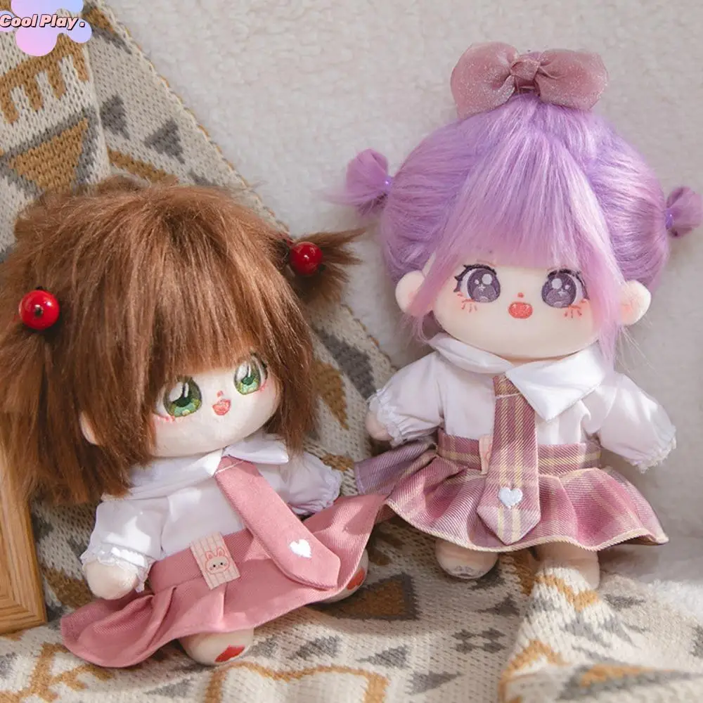 Pleated Skirt 20cm Cotton Doll Clothes Dress Bow Hair Clip Cotton Doll's Clothes Mini Lolita Plush Doll Clothes Children's Gift
Pleated Skirt 20cm Cotton Doll Clothes Dress Bow Hair Clip Cotton Doll's Clothes Mini Lolita Plush Doll Clothes Children's Gift