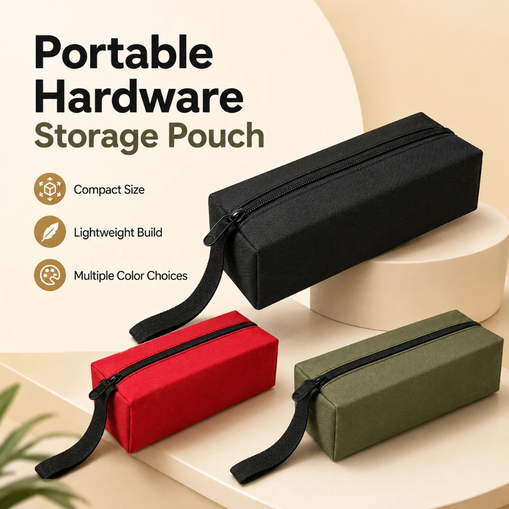 1/3Pcs Compact Oxford Cloth Tool Organizer Bag Wear-resistant Anti-drop Pouch for Hardware Repair Small Gadget Storage
1/3Pcs Compact Oxford Cloth Tool Organizer Bag Wear-resistant Anti-drop Pouch for Hardware Repair Small Gadget Storage