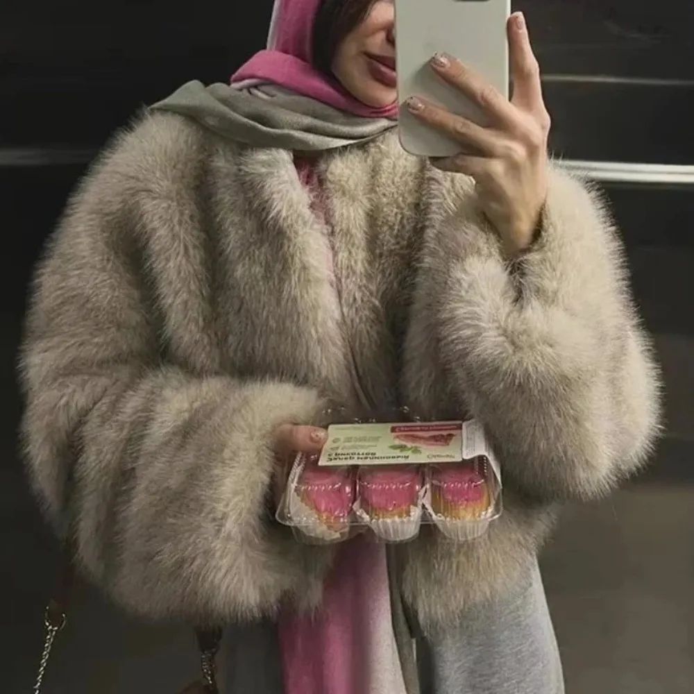 Fur Coat Eco-friendly Women's Clothing Outer Faux Fur Coat New Coats and Winter Jackets for Women Artificial Fur Coat for Women
Fur Coat Eco-friendly Women's Clothing Outer Faux Fur Coat New Coats and Winter Jackets for Women Artificial Fur Coat for Women
