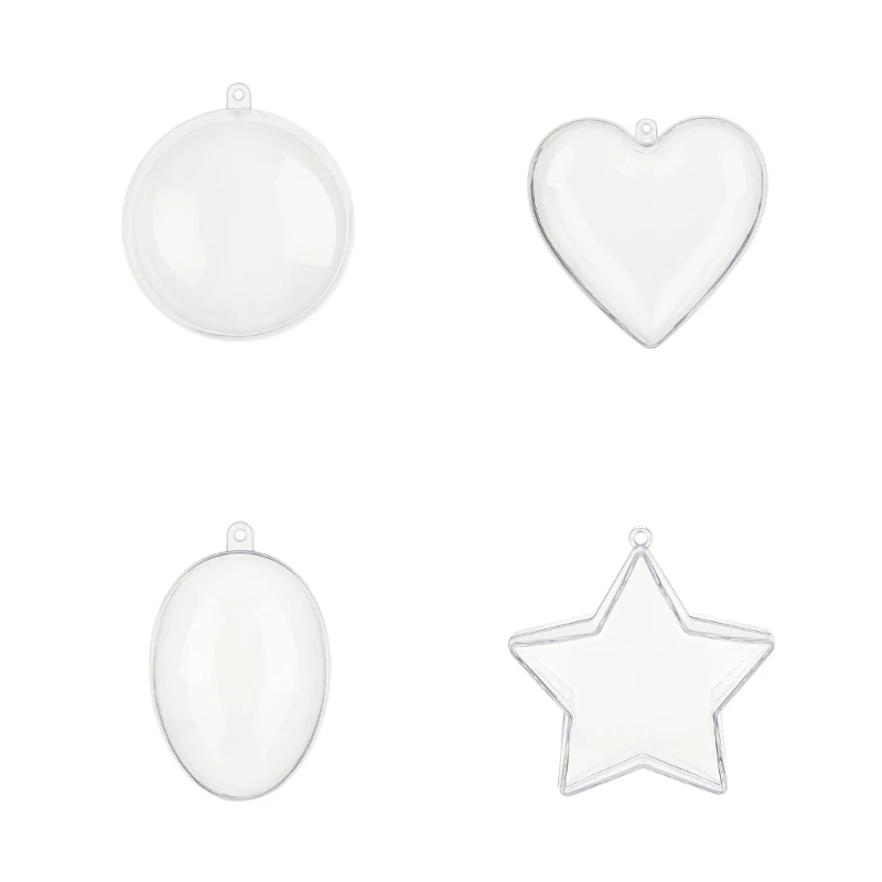 Set Of 6 Transparent Plastic Fillable Baubles Christmas Tree Hanging Ornaments Festival Home and Event Decoration
Set Of 6 Transparent Plastic Fillable Baubles Christmas Tree Hanging Ornaments Festival Home and Event Decoration