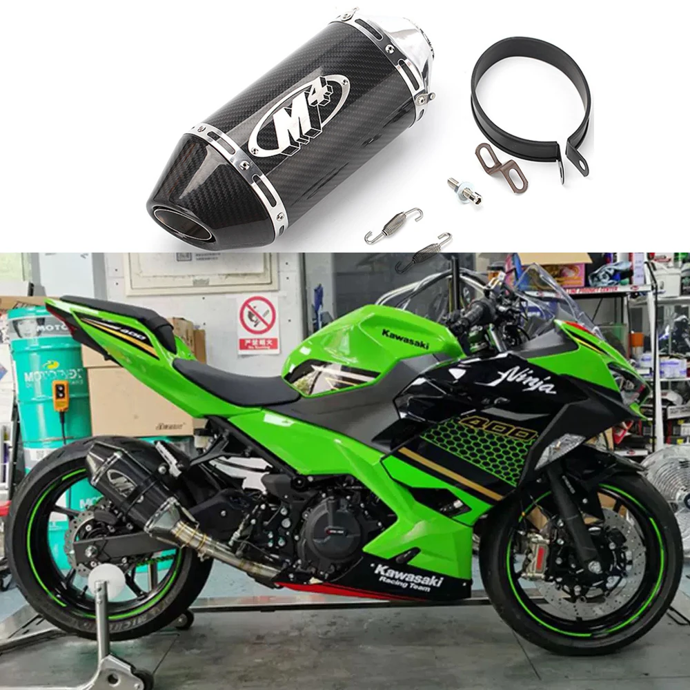 Мотоциклетный глушитель M4 из углеродного волокна Escape Moto Pipe 300CC 600CC 1000CC для Honda 800 Z900 R3 R6 Z1000 Универсальный
Мотоциклетный глушитель M4 из углеродного волокна Escape Moto Pipe 300CC 600CC 1000CC для Honda 800 Z900 R3 R6 Z1000 Универсальный