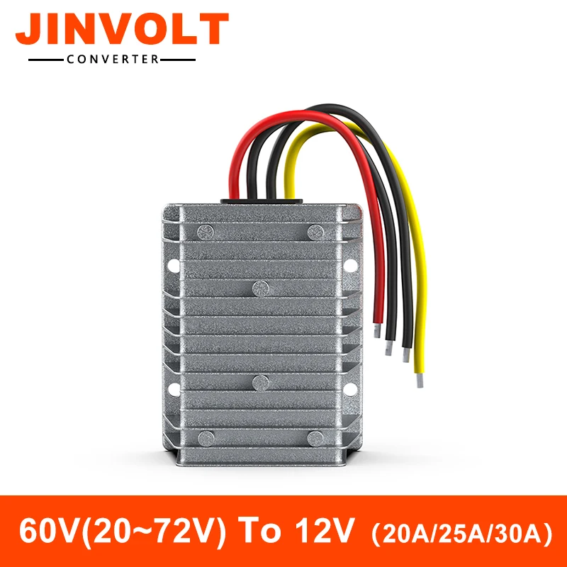 60V to 12V DC-DC Step-down Modul Converter (20V~72V Input, 20A/25A/30A Output), Constant Voltage Power Converter
60V to 12V DC-DC Step-down Modul Converter (20V~72V Input, 20A/25A/30A Output), Constant Voltage Power Converter
