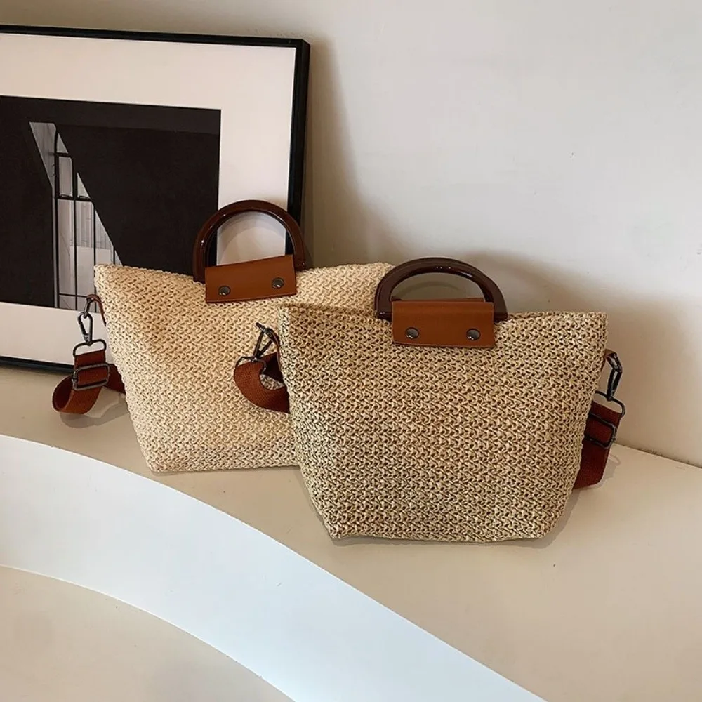 New Weaving Straw Straw Bag Top Handle Bohemian Style Crossbody Bag Shoulder Bag Beach Vacation
New Weaving Straw Straw Bag Top Handle Bohemian Style Crossbody Bag Shoulder Bag Beach Vacation