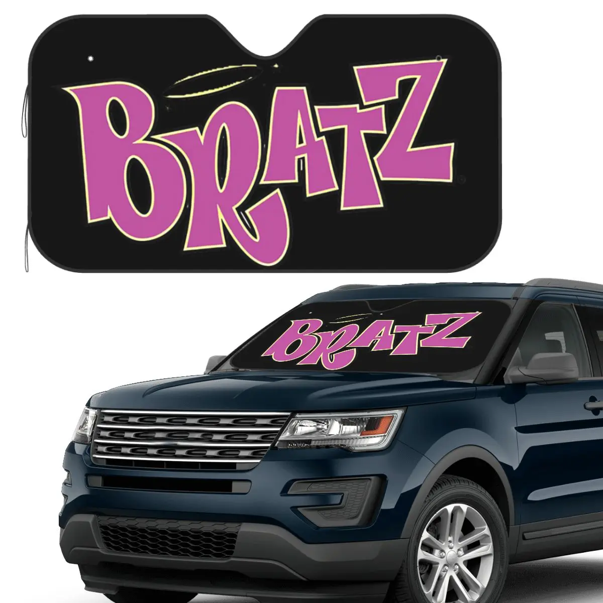 Bratz Logo Sunshade Windscreen Car Front Windshield Window Sun Visor Accessories Covers
Bratz Logo Sunshade Windscreen Car Front Windshield Window Sun Visor Accessories Covers