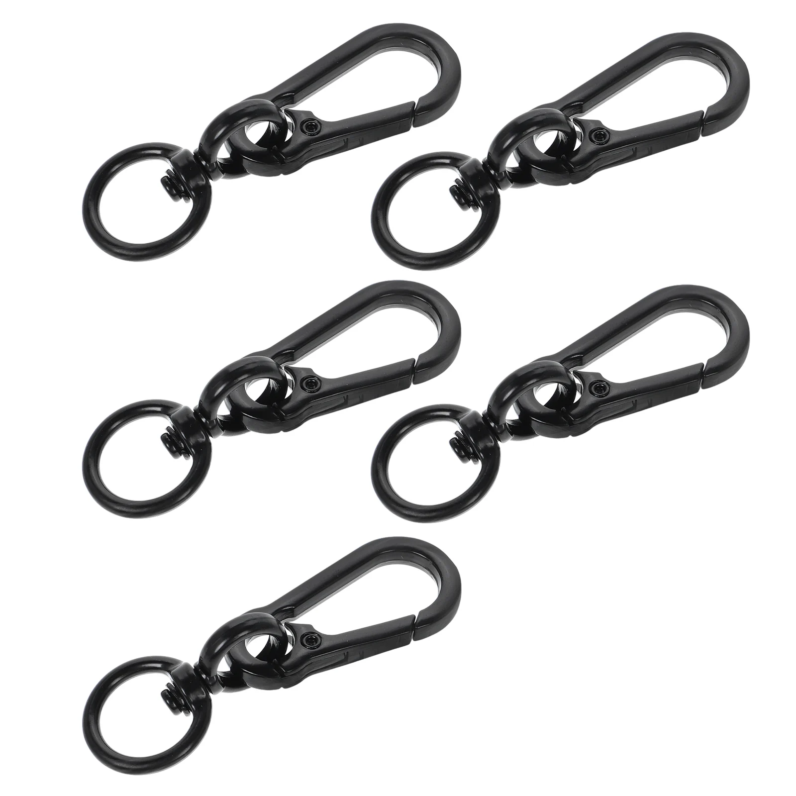 5pcs Key Chain Carabiner Snap Hook Black Zinc Alloy Multifunction Dog Hiking Lightweight Durable Rotation Outdoor Camping Pet
5pcs Key Chain Carabiner Snap Hook Black Zinc Alloy Multifunction Dog Hiking Lightweight Durable Rotation Outdoor Camping Pet