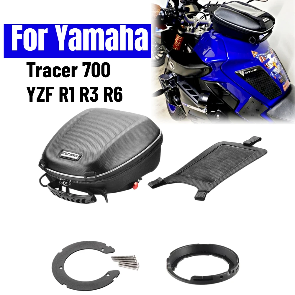 Tank Bag for Yamaha Tracer 700 MT07 Tracer MT10/SP FZ25 Fazer R6 R7 R1 R25 R15 V4 MT10 MT15 MT25 Luggage Bag Backpack Quick Lock