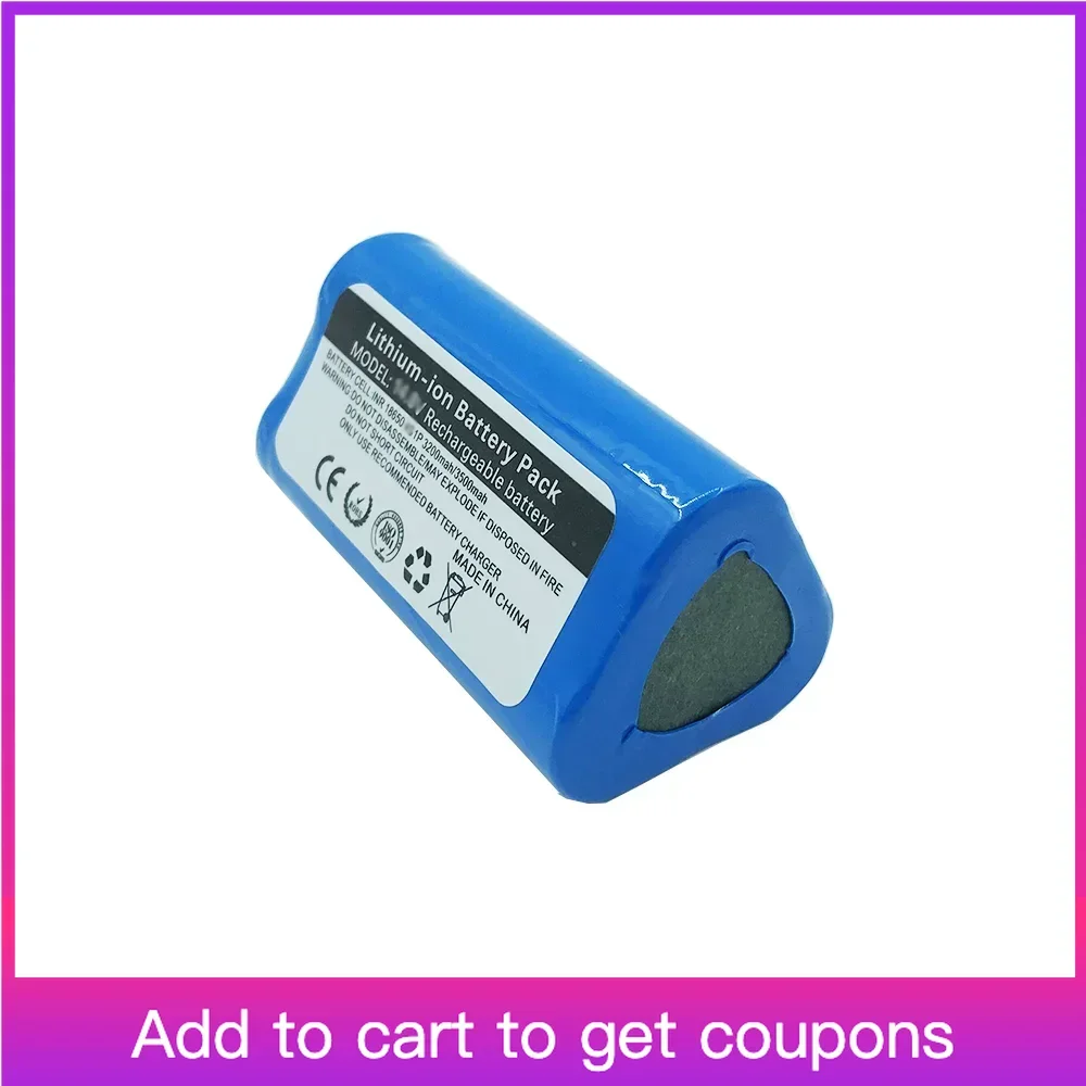 11.1v Replacement Li ion Battery For Ilife V1 V3 X3 V3 V5 X5 V5S CW310 CEN250 Robot Cleaner Parts 3S BMS 18650 Lithium Batterie
11.1v Replacement Li ion Battery For Ilife V1 V3 X3 V3 V5 X5 V5S CW310 CEN250 Robot Cleaner Parts 3S BMS 18650 Lithium Batterie