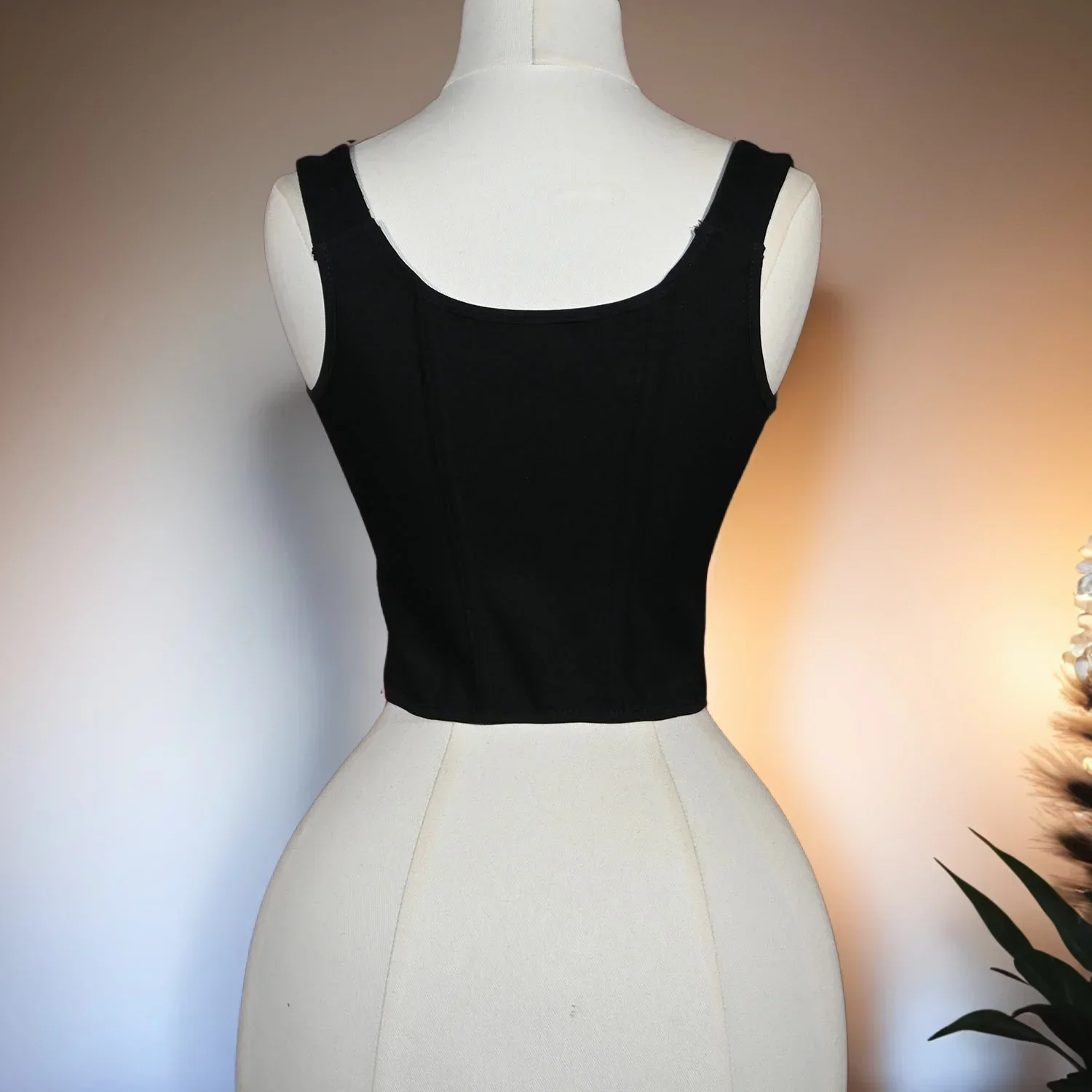 Женский сексуальный черный корсет, готический бюстье, элегантный винтажный хлопковый лиф на шнуровке, праздничный костюм, тренажер для талии, топы на бретелях для похудения
Женский сексуальный черный корсет, готический бюстье, элегантный винтажный хлопковый лиф на шнуровке, праздничный костюм, тренажер для талии, топы на бретелях для похудения