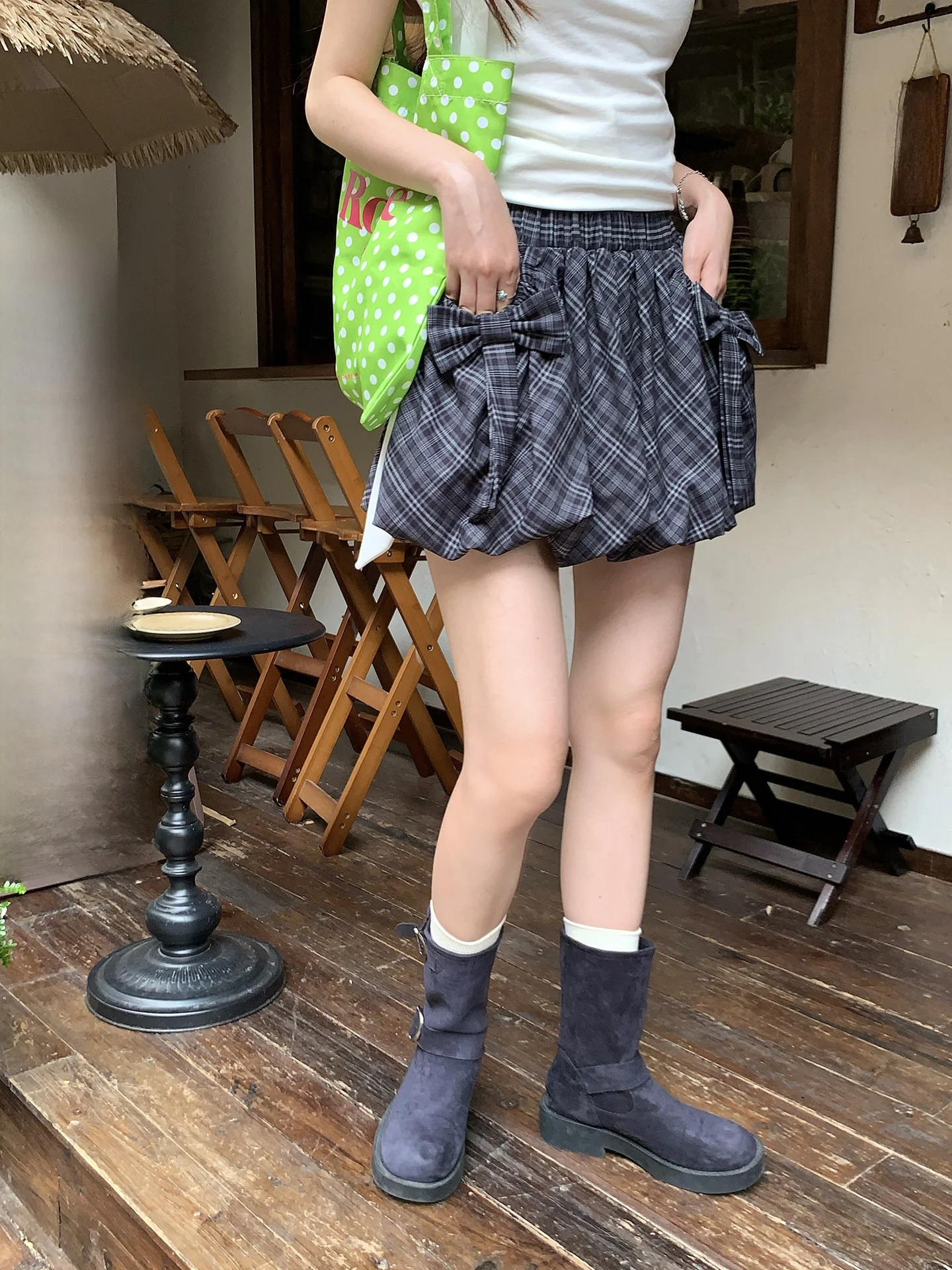 Hollyii Korean Style High Waist Pleated Knot Flower Bud Skirt Short Versatile Spring Summer New Arrival
Hollyii Korean Style High Waist Pleated Knot Flower Bud Skirt Short Versatile Spring Summer New Arrival
