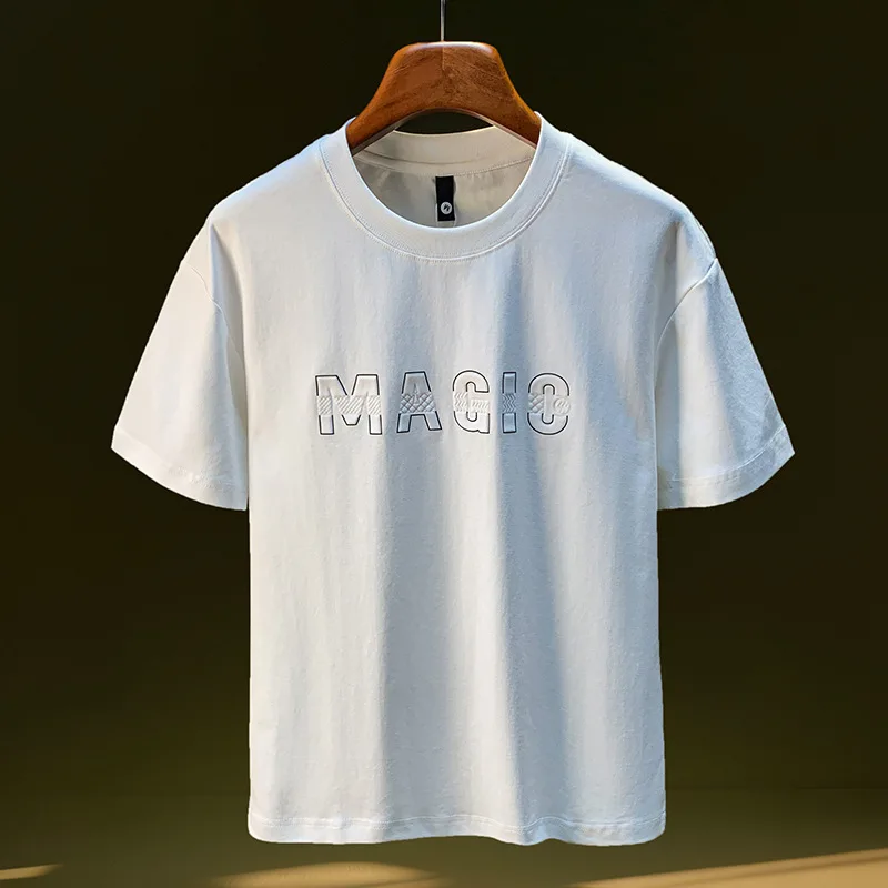Short sleeved T-shirt for men in summer 2025, new oversized loose half sleeved shirt, printed thin breathable T-shirt
Short sleeved T-shirt for men in summer 2025, new oversized loose half sleeved shirt, printed thin breathable T-shirt