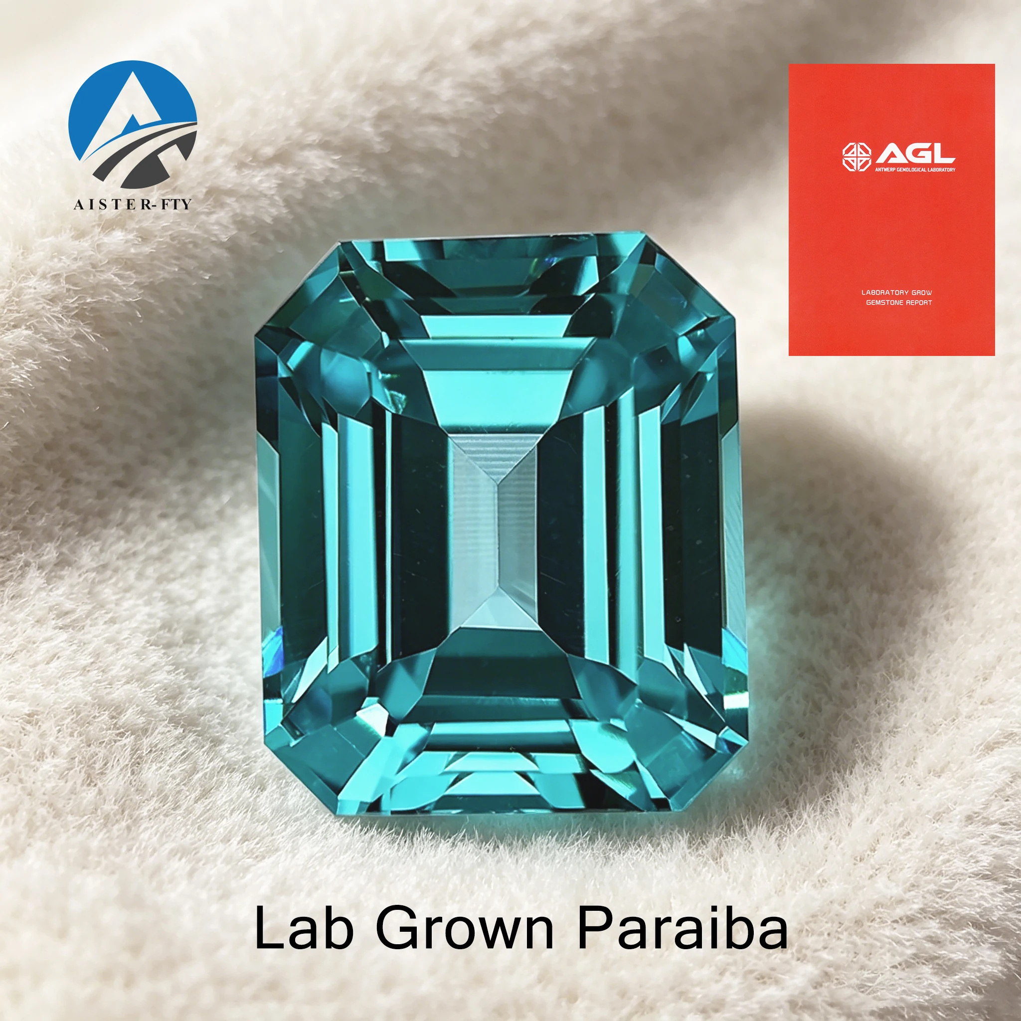 Top Lab Grown Paraiba Sapphire Emerald Cut Looses Gemstone Charms for Fine Jewelry Making Wiht AGL Certificate
Top Lab Grown Paraiba Sapphire Emerald Cut Looses Gemstone Charms for Fine Jewelry Making Wiht AGL Certificate