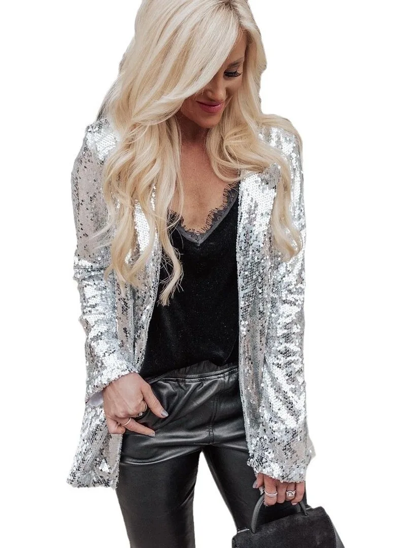 Fashionable Multicolor Sequin Long Sleeve Women's Clothing Cross-Border Style Elegant Small Design Pure Linen Business Suit
Fashionable Multicolor Sequin Long Sleeve Women's Clothing Cross-Border Style Elegant Small Design Pure Linen Business Suit