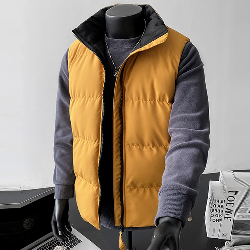 Жилет-пуховик, мужской теплый осенне-зимний стеганый пуховик, повседневное толстое пальто с перегородками, однотонный жилет, парки, верхняя одежда унисекс, топ
Жилет-пуховик, мужской теплый осенне-зимний стеганый пуховик, повседневное толстое пальто с перегородками, однотонный жилет, парки, верхняя одежда унисекс, топ