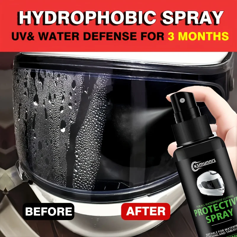 Nano Glass Rain Repellent Spray for rain and fog protection, suitable for car windows, helmets, and windshields
Nano Glass Rain Repellent Spray for rain and fog protection, suitable for car windows, helmets, and windshields