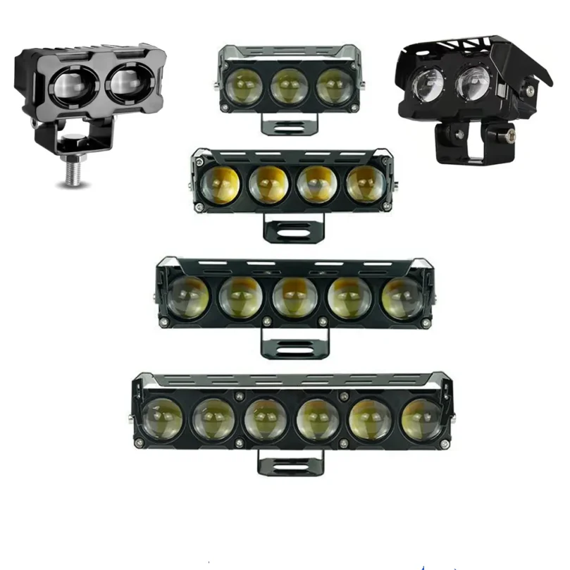 Motorcycle LED Spotlight Dual Color Fog Lamps for Car Trucks SUV Mini Lens Headlight Driving Light motorcycle accessories
Motorcycle LED Spotlight Dual Color Fog Lamps for Car Trucks SUV Mini Lens Headlight Driving Light motorcycle accessories