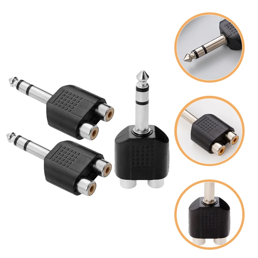 3pcs Audio Adapter 6.35mm to Dual Speaker Y Splitter Zinc Alloy Versatile Signal Conversion Audio Speaker Y Adapter
3pcs Audio Adapter 6.35mm to Dual Speaker Y Splitter Zinc Alloy Versatile Signal Conversion Audio Speaker Y Adapter
