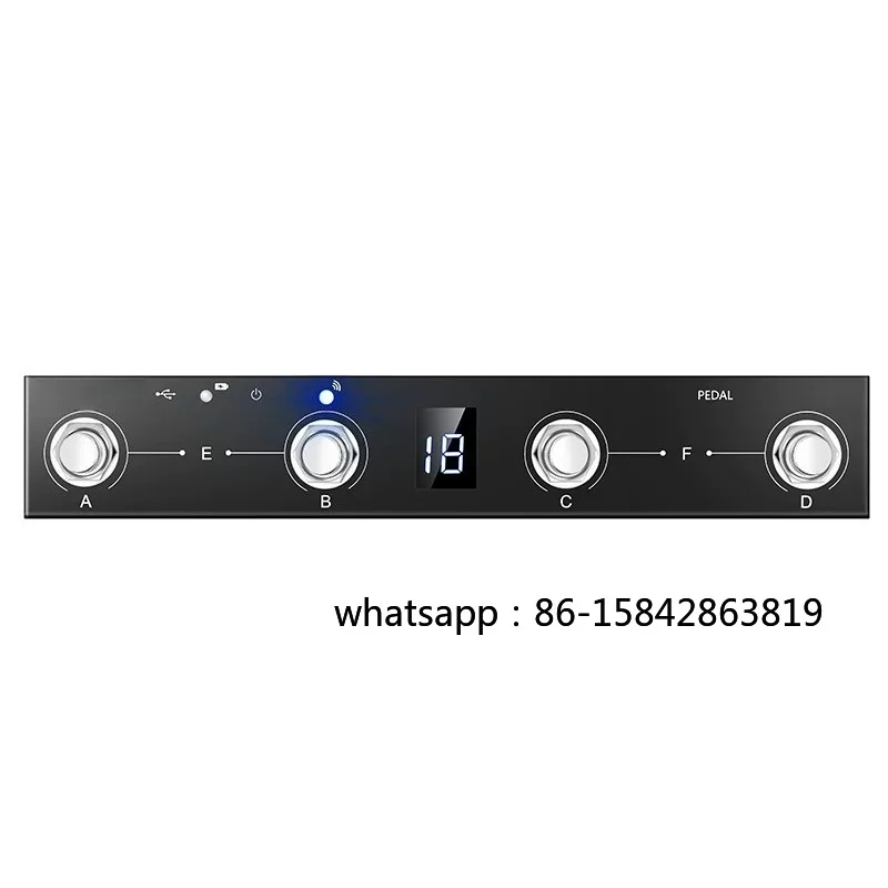 Wireless Bluetooth Electric Guitar Midi Keyboard Pedal Controller Pedal Effect Device
Wireless Bluetooth Electric Guitar Midi Keyboard Pedal Controller Pedal Effect Device
