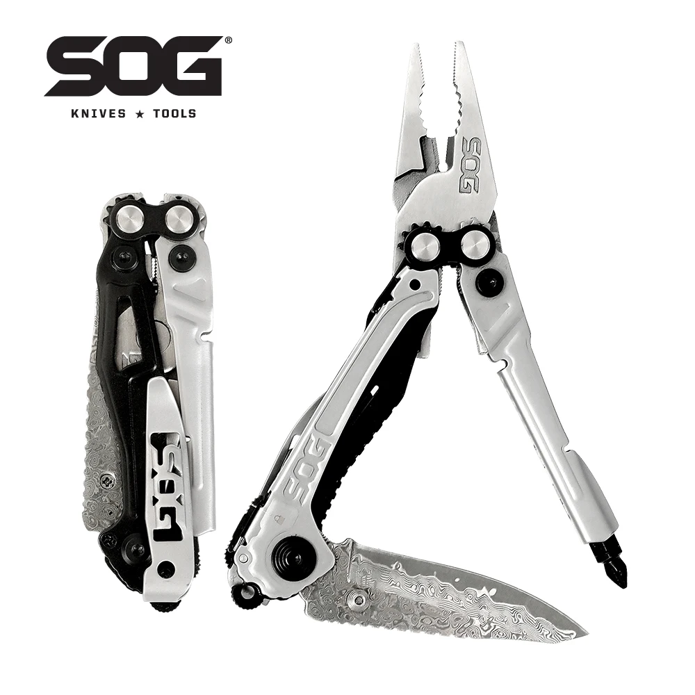 SOG 12-in-1 Reactor Damascus EDC Compact Folding Pocket Knife Portable for Outdoor Camping Self-defense , Cutting Hand Tools
SOG 12-in-1 Reactor Damascus EDC Compact Folding Pocket Knife Portable for Outdoor Camping Self-defense , Cutting Hand Tools