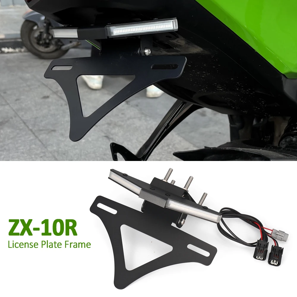 For Kawasaki Ninja ZX10R ZX-10R ZX10RR ZX-10RR Rear Tire License Number Plate Light Frame Holder Bracket ZX 10 R 2023 2024 2025
For Kawasaki Ninja ZX10R ZX-10R ZX10RR ZX-10RR Rear Tire License Number Plate Light Frame Holder Bracket ZX 10 R 2023 2024 2025