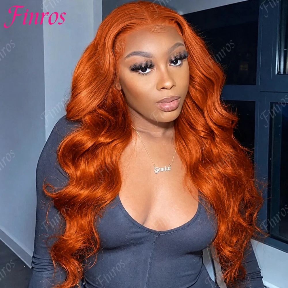#350 Ginger Orange Body Wave Wig 200 Density 13x6 HD Lace Front Wigs Brazilian Human Hair Pre Plucked Natural Look For Women
#350 Ginger Orange Body Wave Wig 200 Density 13x6 HD Lace Front Wigs Brazilian Human Hair Pre Plucked Natural Look For Women