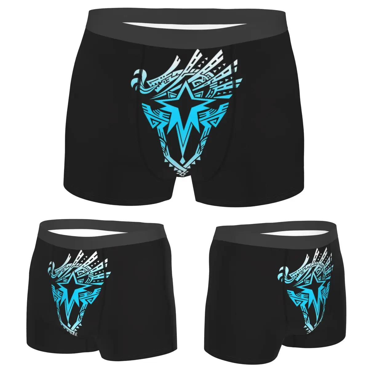 Boxer Underpants Shorts Monster Hunter World Iceborne Logo Panties Men's Ventilate Underwear for Homme Man Boyfriend Gifts
Boxer Underpants Shorts Monster Hunter World Iceborne Logo Panties Men's Ventilate Underwear for Homme Man Boyfriend Gifts