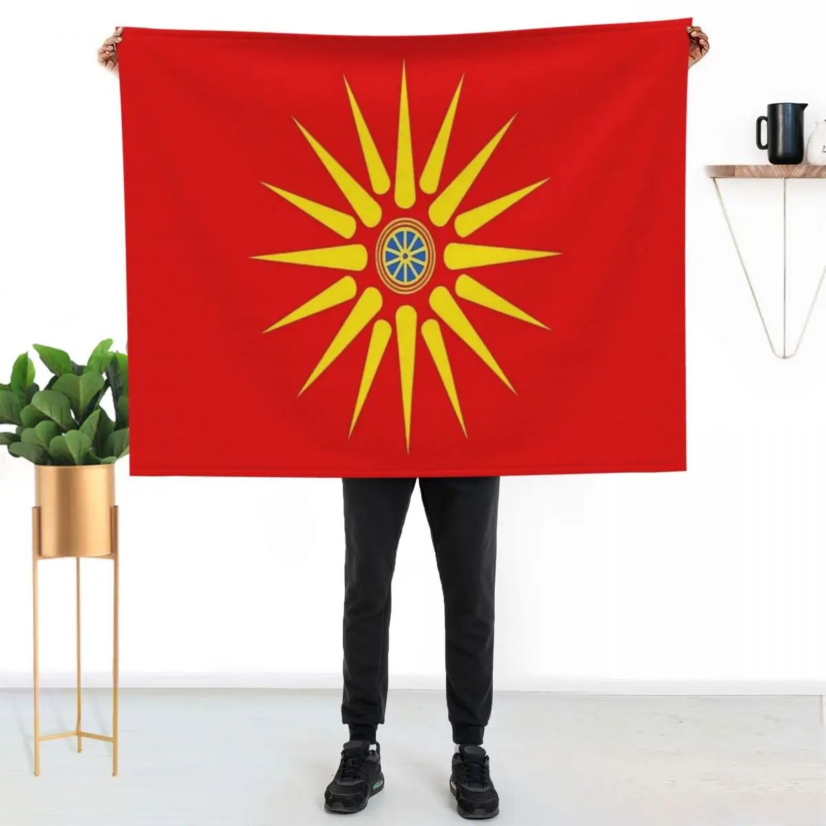 North Macedonian Flag Throw Blanket Fade Resistant Durable Throw Blanket
North Macedonian Flag Throw Blanket Fade Resistant Durable Throw Blanket