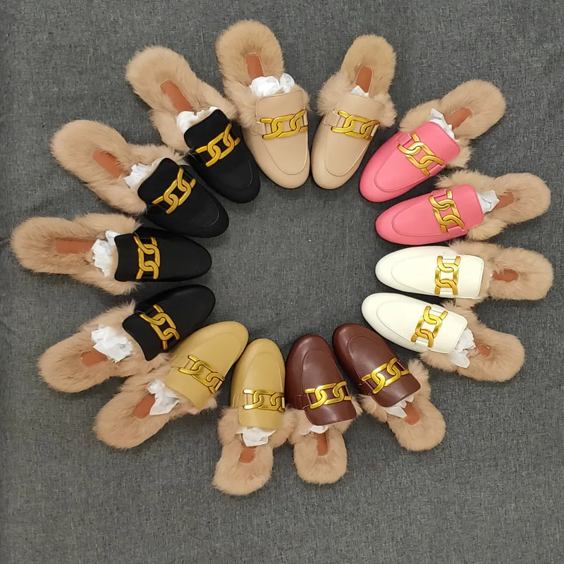 Fluffy Slippers Women's Outdoor Mules 2023 New Closed Toe Half Slippers Women's Flat Lazy Slippers
Fluffy Slippers Women's Outdoor Mules 2023 New Closed Toe Half Slippers Women's Flat Lazy Slippers