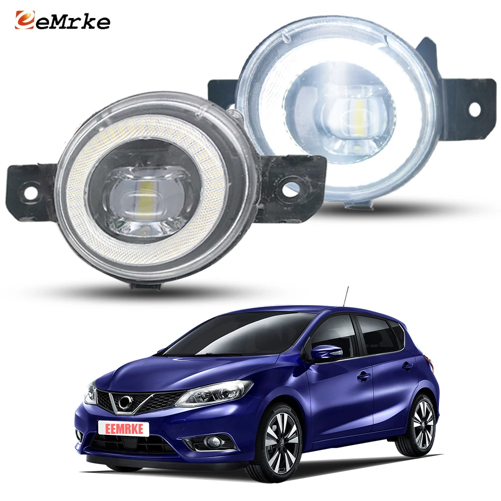 LED Fog Lights Assembly for Nissan Pulsar 5-Doors C13 VI 2014 2015 2016 2017 PTF with Clear Lens Angel Eye DRL Car Fog Lamp 30W
LED Fog Lights Assembly for Nissan Pulsar 5-Doors C13 VI 2014 2015 2016 2017 PTF with Clear Lens Angel Eye DRL Car Fog Lamp 30W