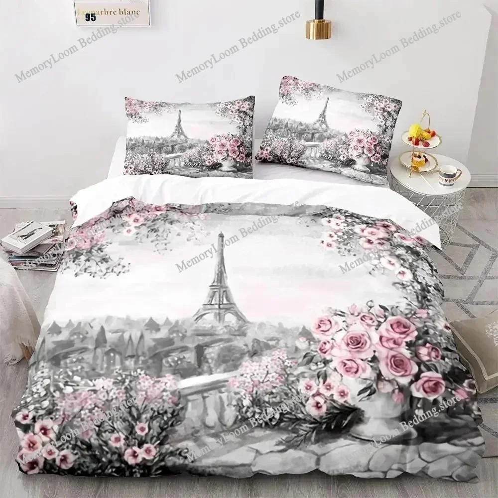Eiffel Tower Chic Bedding Set Duvet Cover 3D Fashion Bedding Design King Queen Duvet Cover Double Bed Soft Cozy Set Home Textile
Eiffel Tower Chic Bedding Set Duvet Cover 3D Fashion Bedding Design King Queen Duvet Cover Double Bed Soft Cozy Set Home Textile