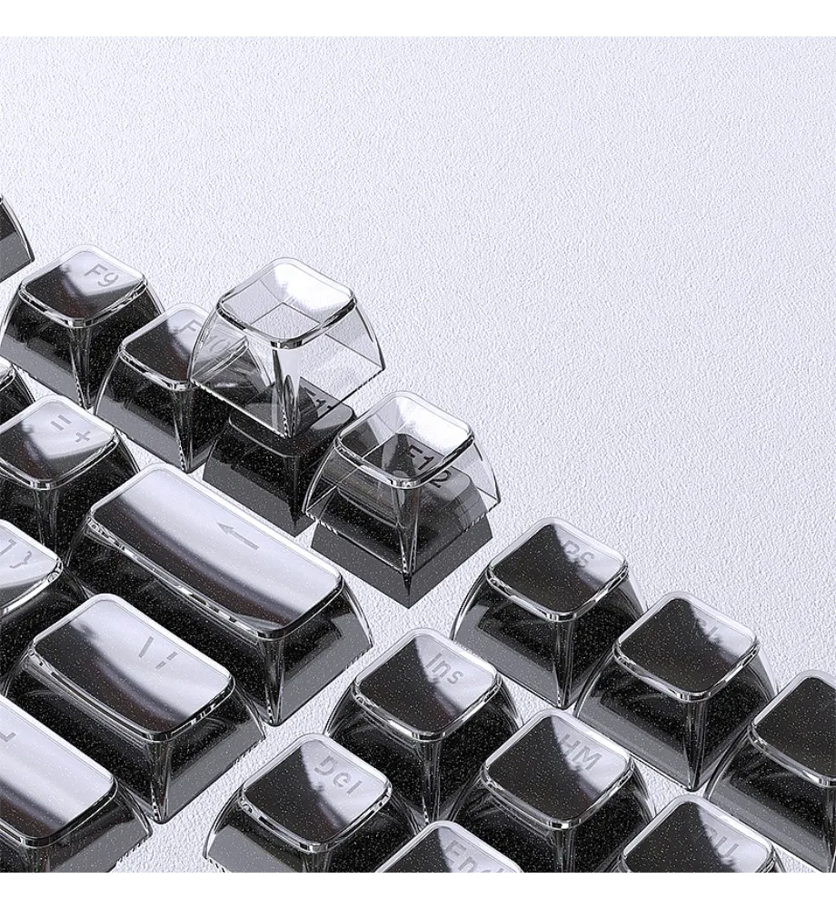 Keycaps Personalized 0EM Small Complete Set 136-Key PC Transparent Magnetic Switch Keyboard Jelly Black Engraved Size
Keycaps Personalized 0EM Small Complete Set 136-Key PC Transparent Magnetic Switch Keyboard Jelly Black Engraved Size