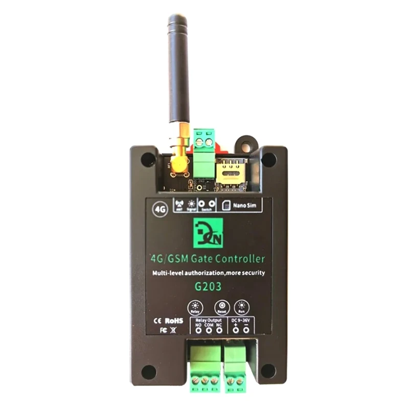 Контроллер доступа GSM 4G LTE, дистанционное управление через приложение по SMS, реле включения/выключения для автоматического раздвижного открывателя поворотной двери
Контроллер доступа GSM 4G LTE, дистанционное управление через приложение по SMS, реле включения/выключения для автоматического раздвижного открывателя поворотной двери