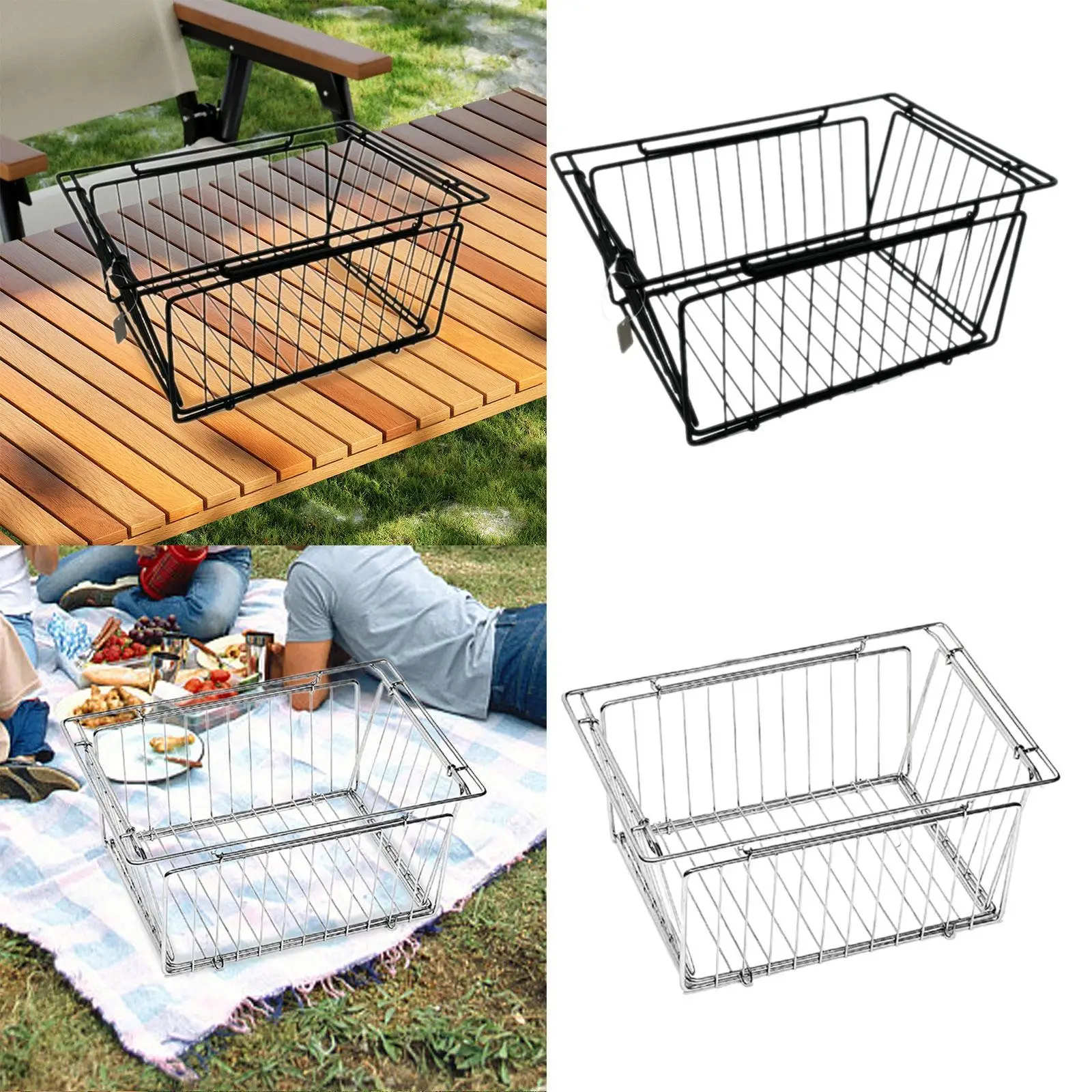 Складная корзина для хранения, штабелируемая, удобная, устойчивая к царапинам, многофункциональная складная дренажная корзина, контейнер для фруктов и овощей
Складная корзина для хранения, штабелируемая, удобная, устойчивая к царапинам, многофункциональная складная дренажная корзина, контейнер для фруктов и овощей