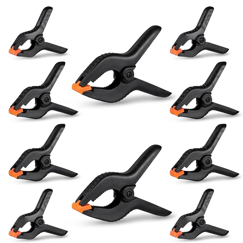 Набор из 10 пружинных зажимов премиум-класса — сверхпрочные зажимы разных размеров 6,5 дюйма, 4,5 дюйма и 3,5 дюйма
Набор из 10 пружинных зажимов премиум-класса — сверхпрочные зажимы разных размеров 6,5 дюйма, 4,5 дюйма и 3,5 дюйма