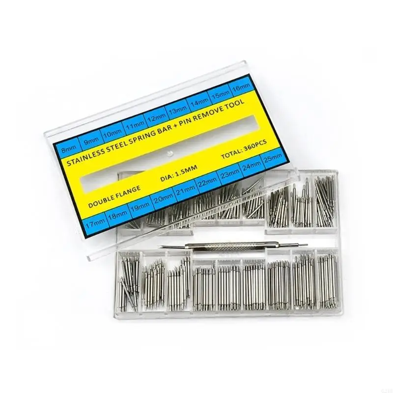 Многофункциональные 360pcs Watch Band Brap Link Pins и инструмент для удаления пружины для энтузиастов и профессионалов.
Многофункциональные 360pcs Watch Band Brap Link Pins и инструмент для удаления пружины для энтузиастов и профессионалов.