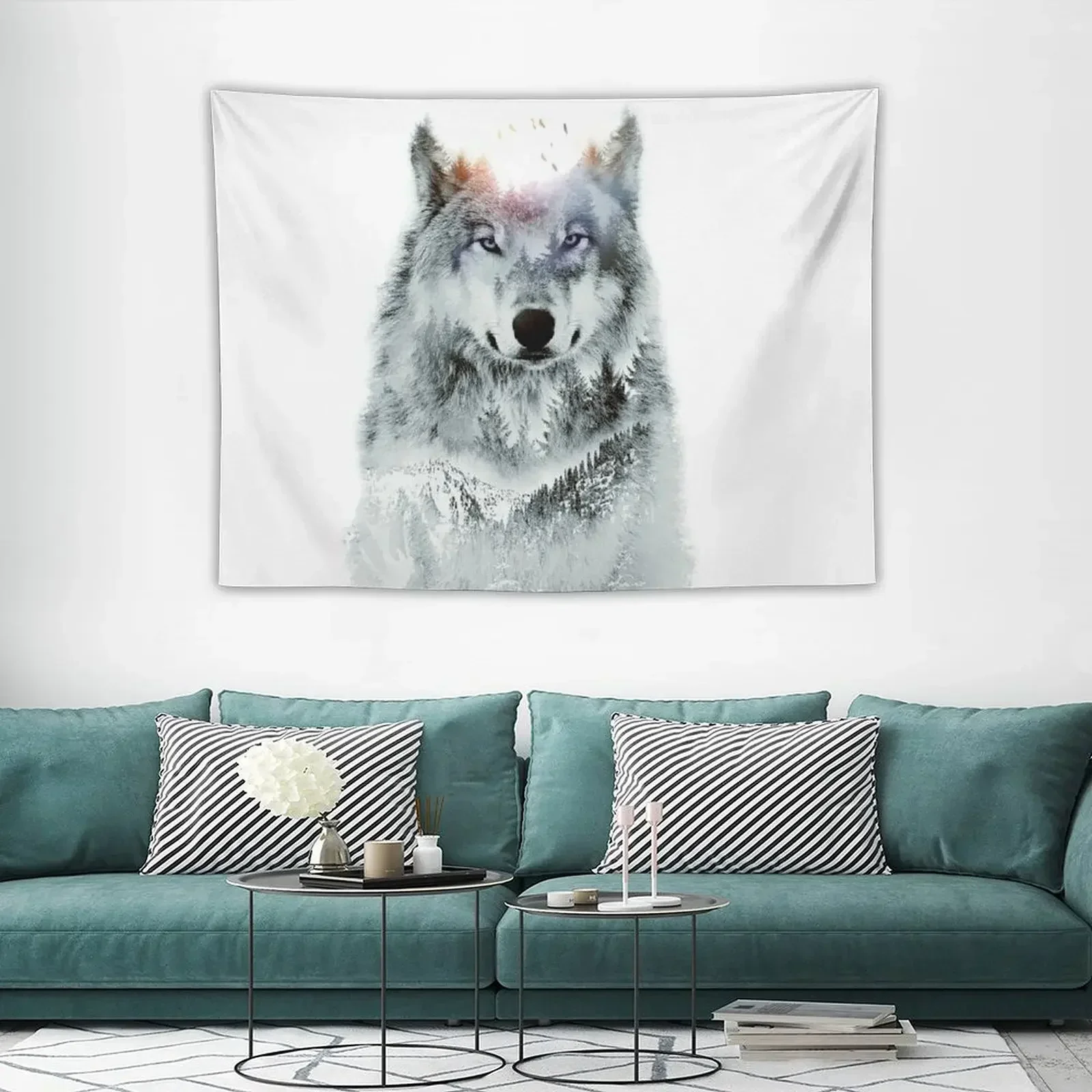 Double Exposure | Winter Wolf Tapestry On The Wall Decoration Pictures Room Wall Room Ornaments Tapestry
Double Exposure | Winter Wolf Tapestry On The Wall Decoration Pictures Room Wall Room Ornaments Tapestry