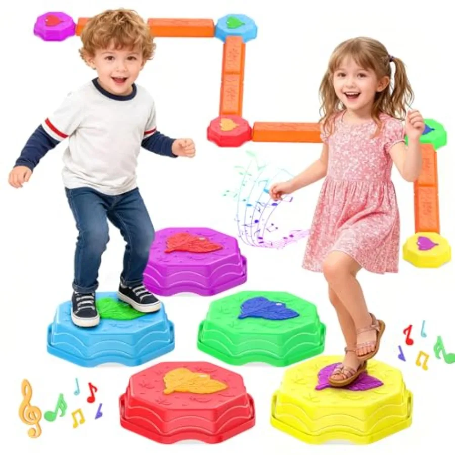 Stepping Stones for Light Up Musical Balance Beam and Non-Slip Toddler Balance Stones Toddler Indoor or Outdoor Play Obstacle C
Stepping Stones for Light Up Musical Balance Beam and Non-Slip Toddler Balance Stones Toddler Indoor or Outdoor Play Obstacle C