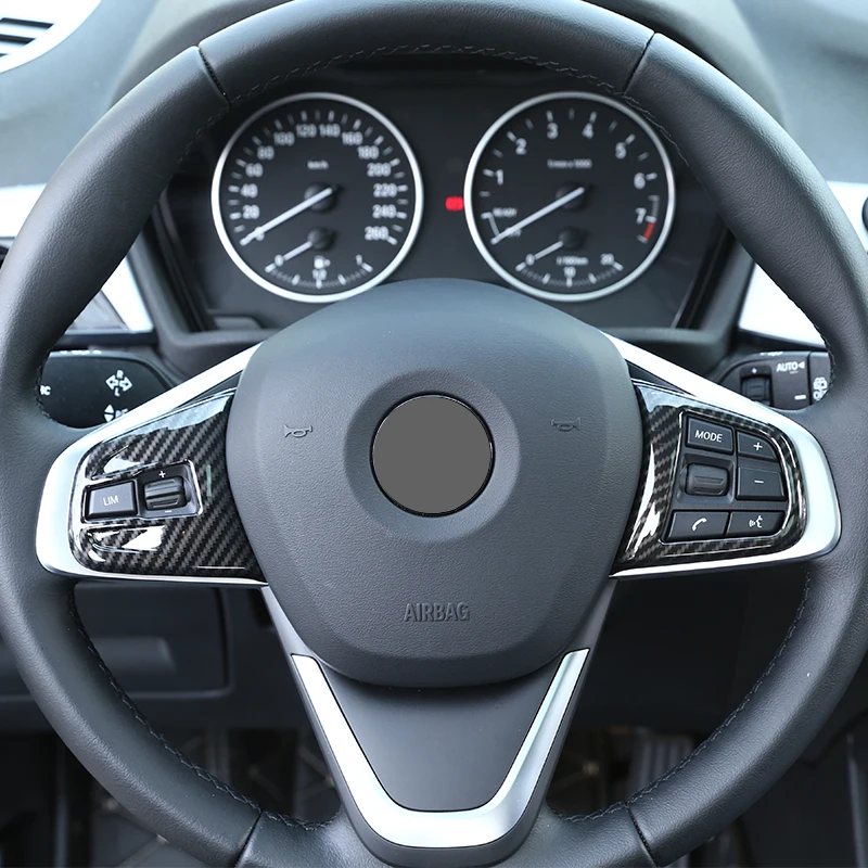 Steering Wheel Button Cover Trim Carbon Fiber For BMW 2 Series 218i F45 F46 X1 F48 2016 2017 ABS Chrome For BMW X2 F47 2018
Steering Wheel Button Cover Trim Carbon Fiber For BMW 2 Series 218i F45 F46 X1 F48 2016 2017 ABS Chrome For BMW X2 F47 2018