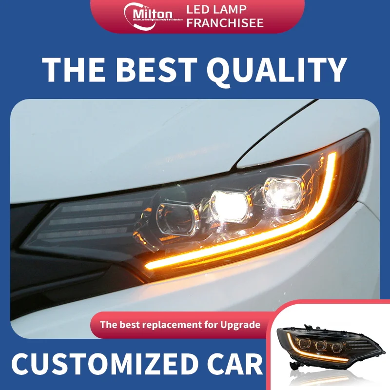 Pop Car Styling For Fit Headlights 2014-2018 New Jazz All LED Headlight LED DRL Hid Bi Xenon Auto Accessories
Pop Car Styling For Fit Headlights 2014-2018 New Jazz All LED Headlight LED DRL Hid Bi Xenon Auto Accessories