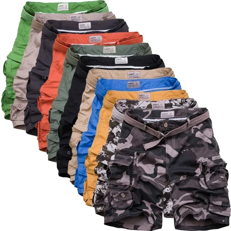 11 Color Mens Summer Camo Big Size Loose Beach Short Trousers Outdoor Hiking Fishing Climbing Multi-pocket Straight Cargo Shorts
11 Color Mens Summer Camo Big Size Loose Beach Short Trousers Outdoor Hiking Fishing Climbing Multi-pocket Straight Cargo Shorts