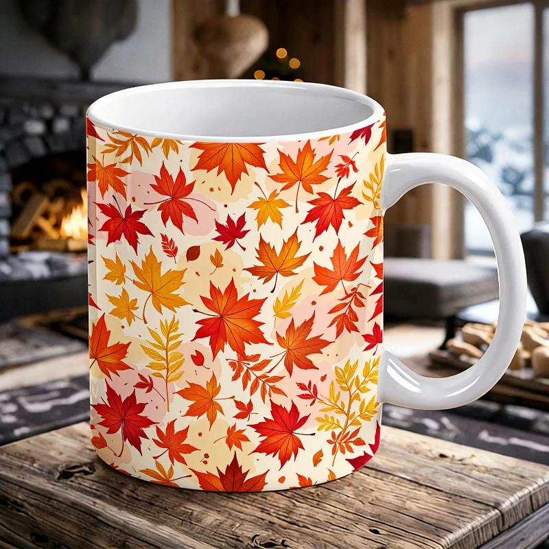 Watercolor Fall Maple LeavesCoffee Mug,Orange Red Autumn Foliage Novelty Tea Cup All-Over Print Autumn Leaves Ceramic Water Cup
Watercolor Fall Maple LeavesCoffee Mug,Orange Red Autumn Foliage Novelty Tea Cup All-Over Print Autumn Leaves Ceramic Water Cup