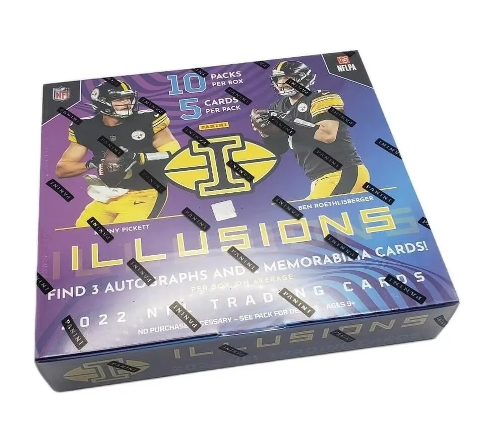 Wholesale Original Top 2022 Panini Illusion Football Hobby Box Collection Board Game
Wholesale Original Top 2022 Panini Illusion Football Hobby Box Collection Board Game