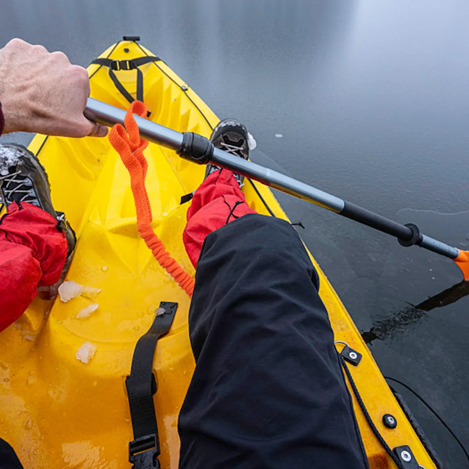 For Kayak For Paddle Tether Coiled Leash for Fishing with Aluminum Carabiner Adjustable Rope for Secure For Paddle Connection
For Kayak For Paddle Tether Coiled Leash for Fishing with Aluminum Carabiner Adjustable Rope for Secure For Paddle Connection