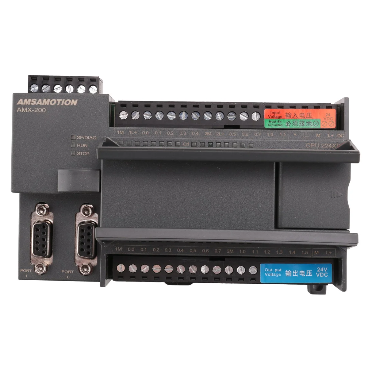 CPU224XP S7-200 PLC Programmable Controller 24V PLC 214-2AD23-0XB8 Transistor Output Programmable Logic Controller
CPU224XP S7-200 PLC Programmable Controller 24V PLC 214-2AD23-0XB8 Transistor Output Programmable Logic Controller
