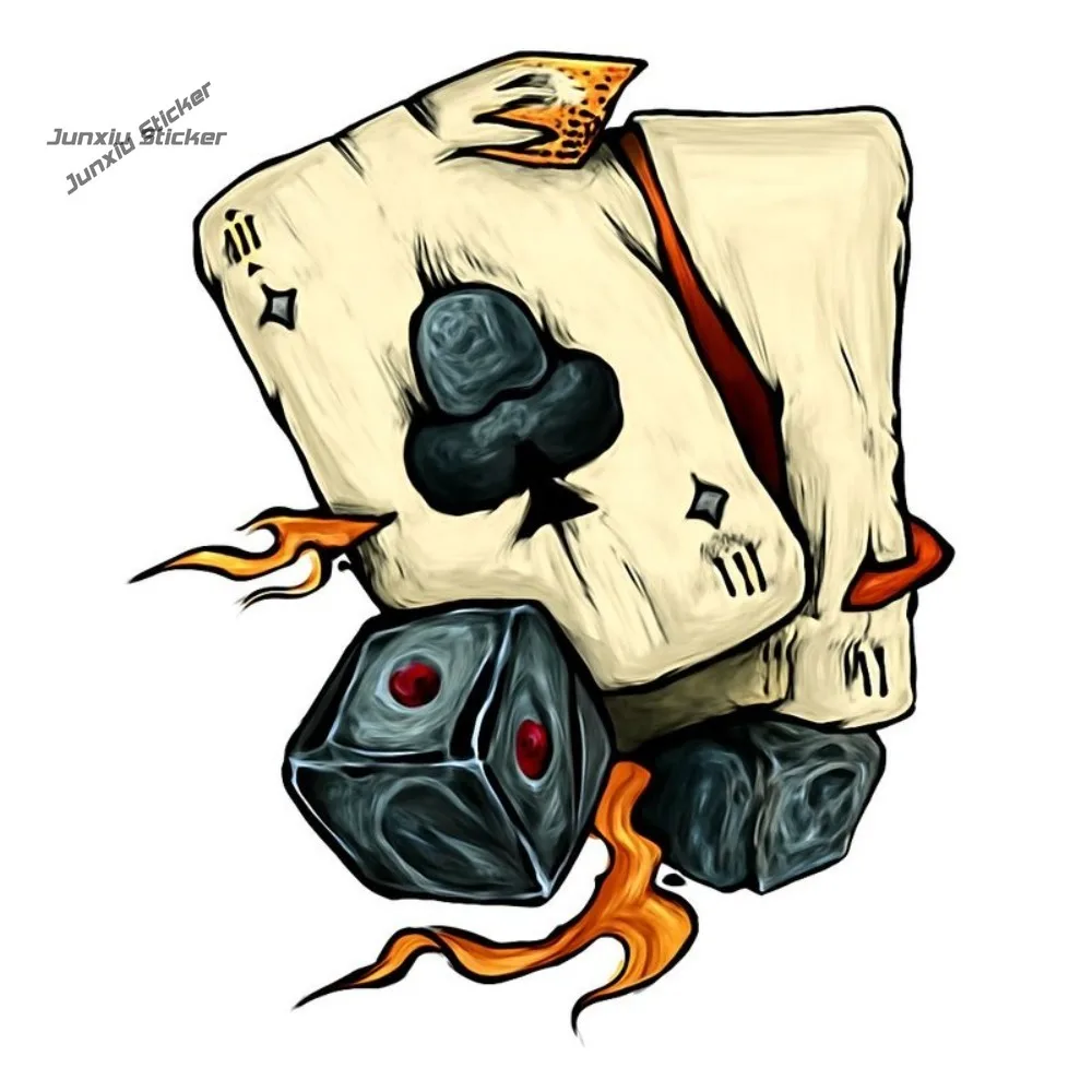 Stylized Cartoon Playing Cards Waterproof Durable Sticker for Car Windows Body Laptops Helmets Skateboards Angry Dice &Worn Aged
Stylized Cartoon Playing Cards Waterproof Durable Sticker for Car Windows Body Laptops Helmets Skateboards Angry Dice &Worn Aged