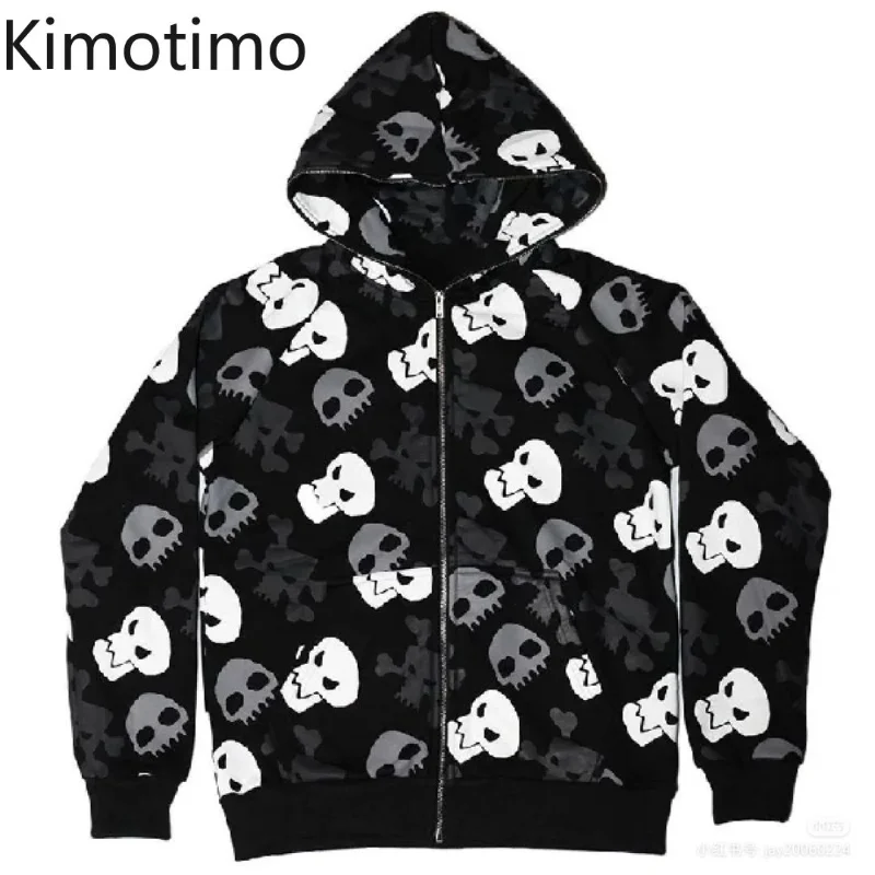 Kimotimo Street Punk Skull Full Printed Hoodie Women 2025 New Spicy Girls Long Sleeved Cardigan Sweatshirt Harajuku Y2k Goth Top
Kimotimo Street Punk Skull Full Printed Hoodie Women 2025 New Spicy Girls Long Sleeved Cardigan Sweatshirt Harajuku Y2k Goth Top