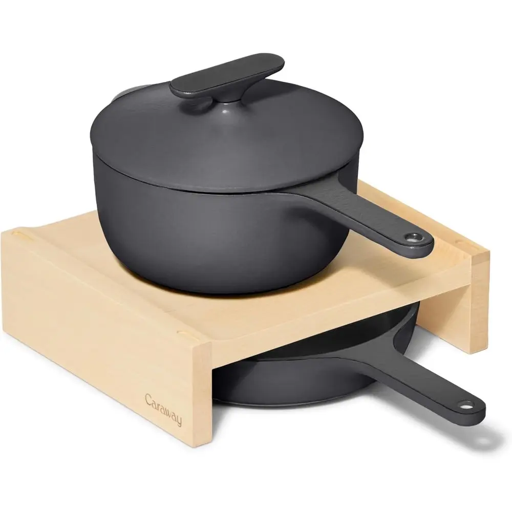 8 Mini Skillet, 1.8qt Saucepan with Lid, and Storage Organizer - Durable, Non-Toxic Cookware Set for Stovetop and Oven - No Seas
8 Mini Skillet, 1.8qt Saucepan with Lid, and Storage Organizer - Durable, Non-Toxic Cookware Set for Stovetop and Oven - No Seas